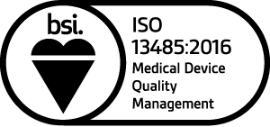 A logo for quality certification from bsi. for medical device quality management