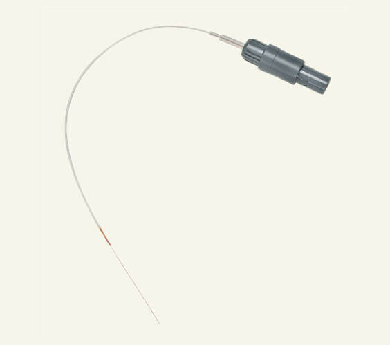 A product shot of a Millar electrophysiology catheter